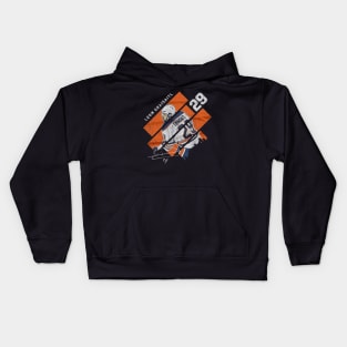 leon draisaitl stripes Kids Hoodie